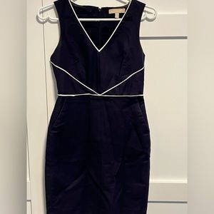 Banana republic - navy dress - size 0 petite